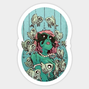 Our Lady of the Fishes Sticker